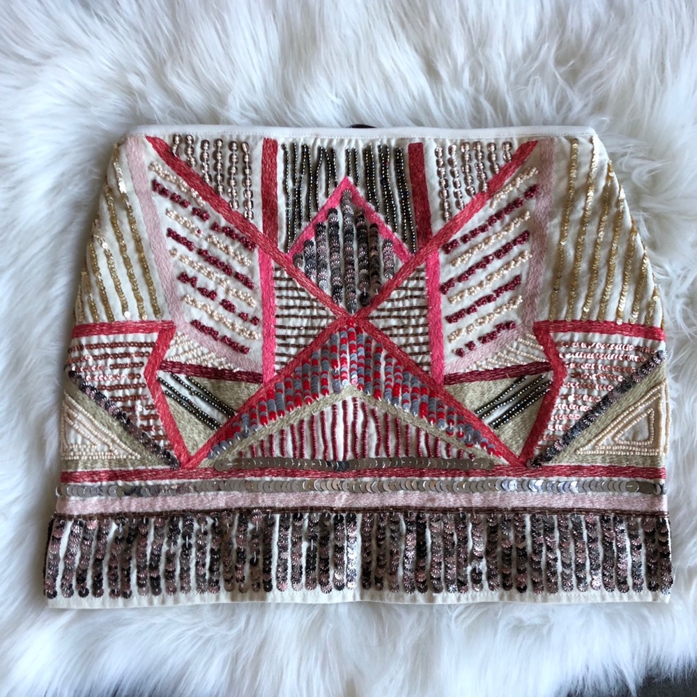 Zara Trafaluc Mini Skirt with Sequin Details - NWT - Picture 3 of 8
